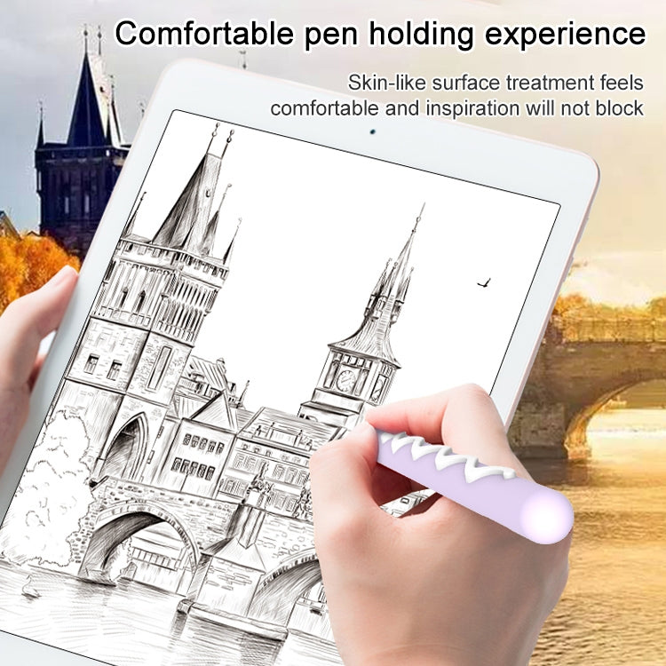LOVE MEI per Apple Pencil 2 Stripe Design Stylus Pen Custodia protettiva in silicone, For Apple Pencil 2