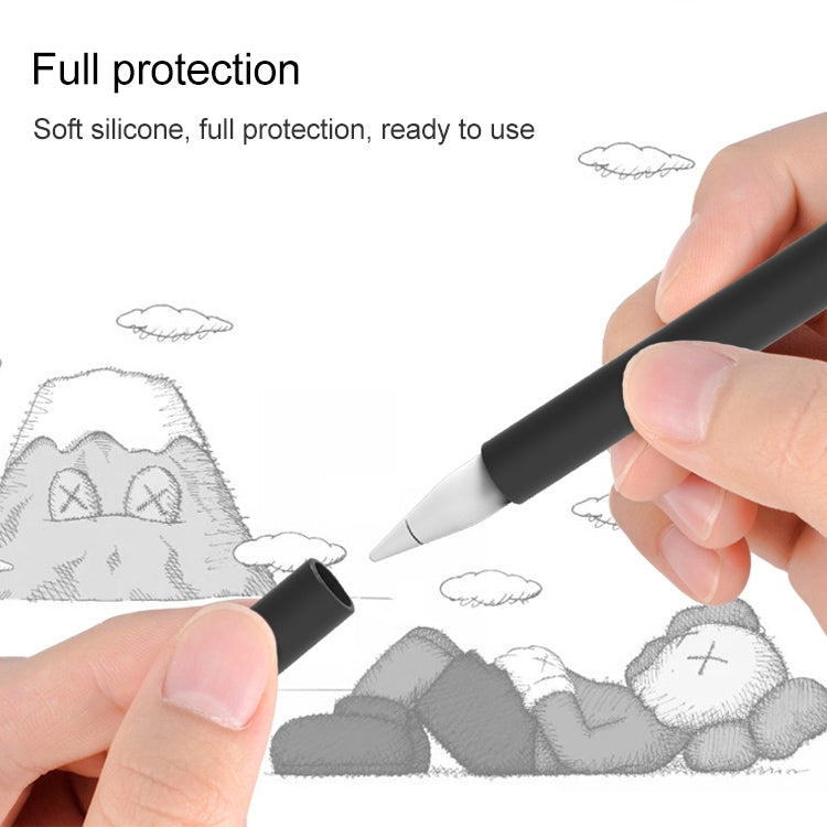 LOVE MEI per Apple Pencil 1 custodia protettiva in silicone per penna stilo a forma di dito medio, For Apple Pencil 1