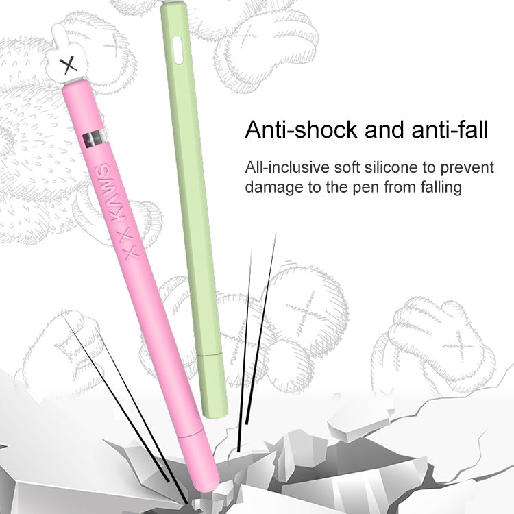LOVE MEI per Apple Pencil 1 custodia protettiva in silicone per penna stilo a forma di dito medio, For Apple Pencil 1