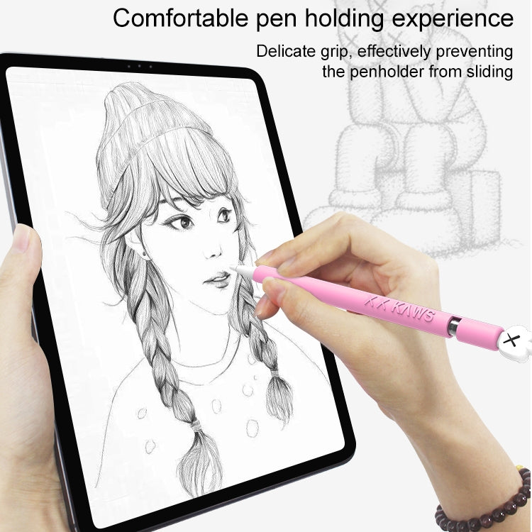 LOVE MEI per Apple Pencil 1 custodia protettiva in silicone per penna stilo a forma di dito medio, For Apple Pencil 1