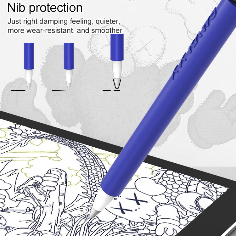 LOVE MEI per Apple Pencil 1 custodia protettiva in silicone per penna stilo a forma di dito medio, For Apple Pencil 1
