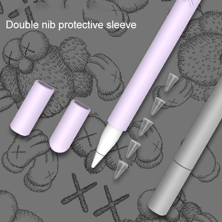 LOVE MEI per Apple Pencil 1 custodia protettiva in silicone per penna stilo a forma di dito medio, For Apple Pencil 1