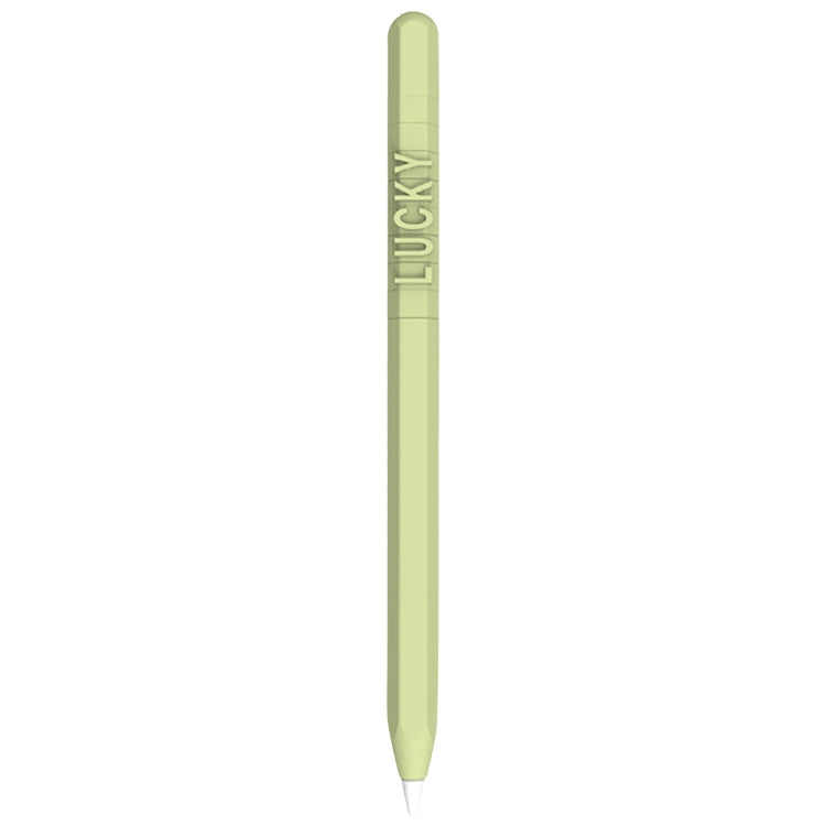 LOVE MEI per Apple Pencil 1 numero lettera design penna stilo custodia protettiva in silicone, For Apple Pencil 1
