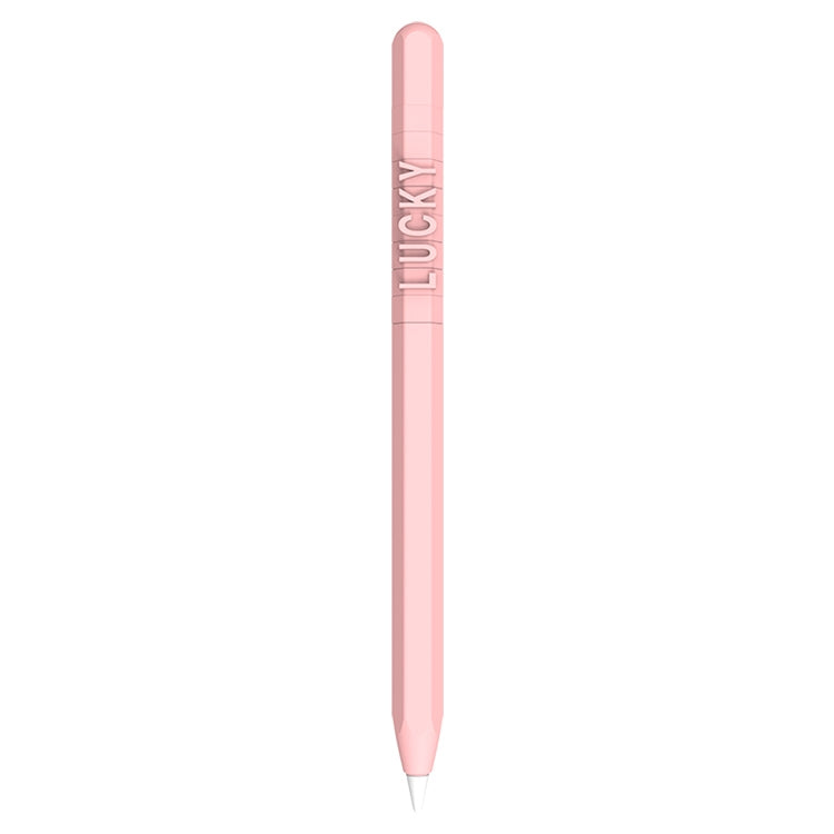 LOVE MEI per Apple Pencil 2 numeri lettera design penna stilo custodia protettiva in silicone, For Apple Pencil 2