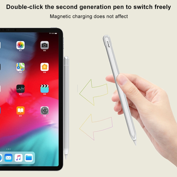 Custodia protettiva per penna stilo antiscivolo in metallo opaco per Apple Pencil 2, For Apple Pencil 2