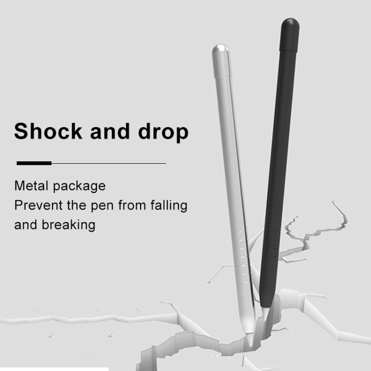 Custodia protettiva per penna stilo antiscivolo in metallo opaco per Apple Pencil 2, For Apple Pencil 2