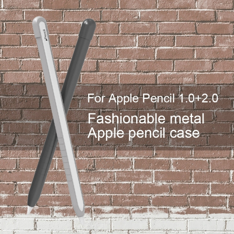 Custodia protettiva per penna stilo antiscivolo in metallo opaco per Apple Pencil 2, For Apple Pencil 2