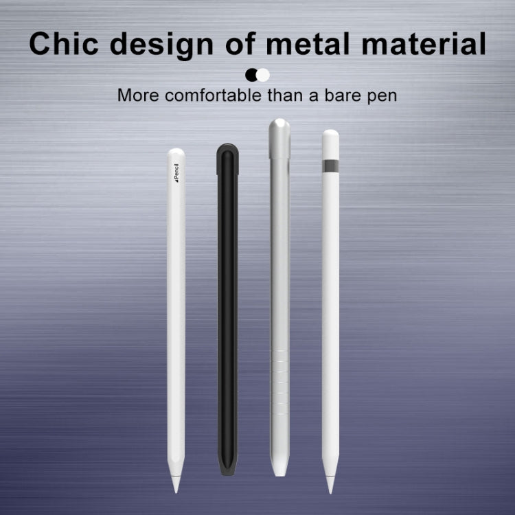 Custodia protettiva per penna stilo antiscivolo in metallo opaco per Apple Pencil 2, For Apple Pencil 2