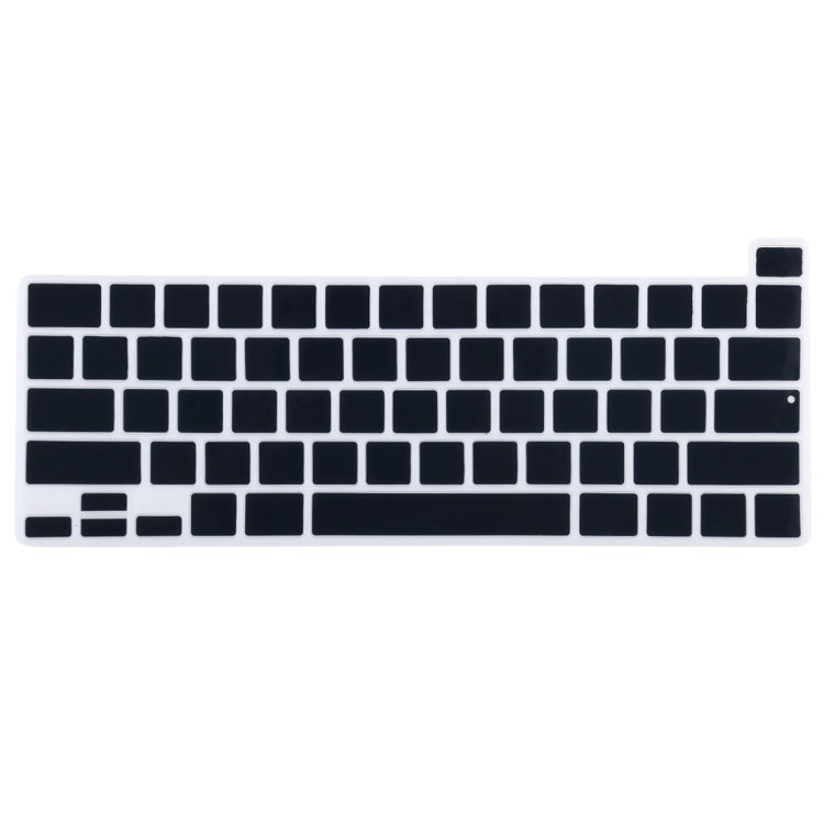 Pellicola protettiva per tastiera portatile in silicone antipolvere per MacBook Pro 16 pollici A2141 e Pro 13,3 pollici A2251 / A2289 / A2338 (2020), For MacBook Pro 16 inch A2141 (Black), For MacBook Pro 16 inch A2141 (White)