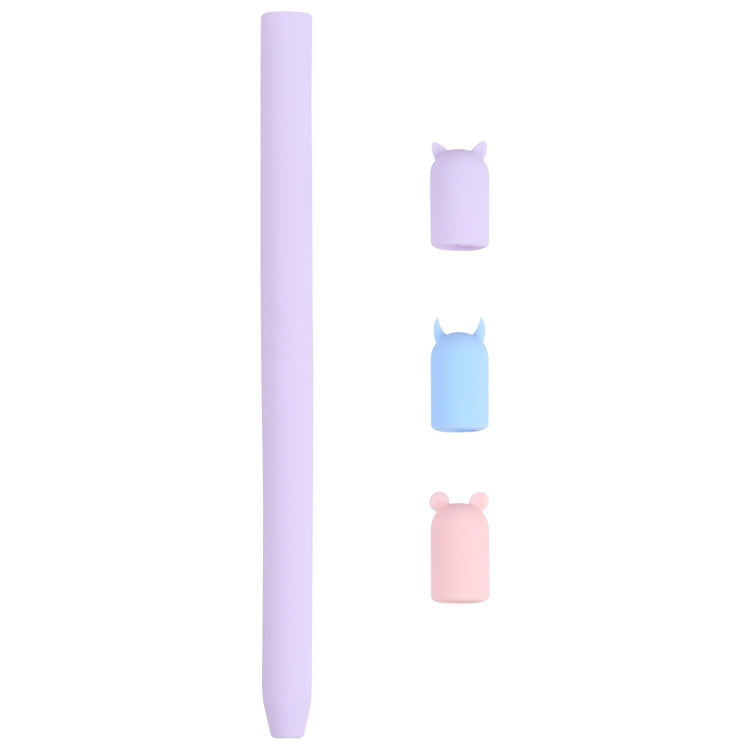 Custodia protettiva in silicone per animali cartoon con penna stilo 4 in 1 per Apple Pencil 1, For Apple Pencil 1
