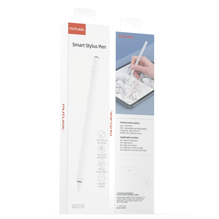 Mutural P-950B Pennino capacitivo con sensore di pressione di inclinazione con rifiuto del palmo per iPad 2018 o successivo, 950B