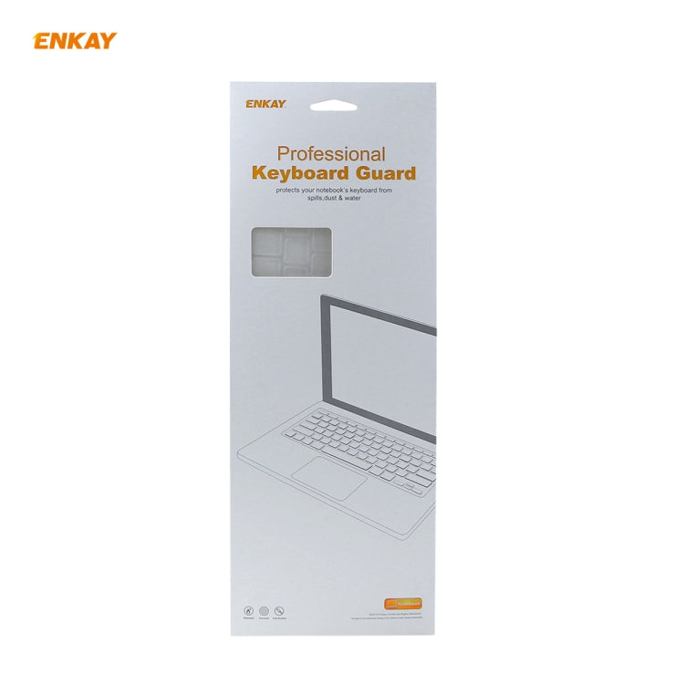 ENKAY Cover protettiva per tastiera in TPU per MacBook Air 13,3 pollici A1932 (2018), versione UE, For MacBook Air 13.3 inch A1932 (2018)