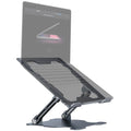Supporto per laptop regolabile con sollevamento meccanico R-JUST HZ09, HZ09 Grey, HZ09 Silver