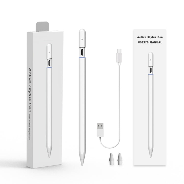 Penna stilo capacitiva attiva P8 con rifiuto del palmo per iPad dopo la versione 2018, P8