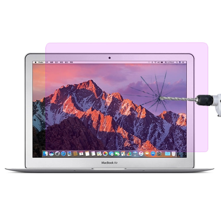 Pellicola in vetro temperato antideflagrante anti-blu-ray con durezza superficiale 9H per MacBook Air 13,3 pollici (A1369 / A1466), For MacBook Air 13.3 inch (A1369 / A1466)
