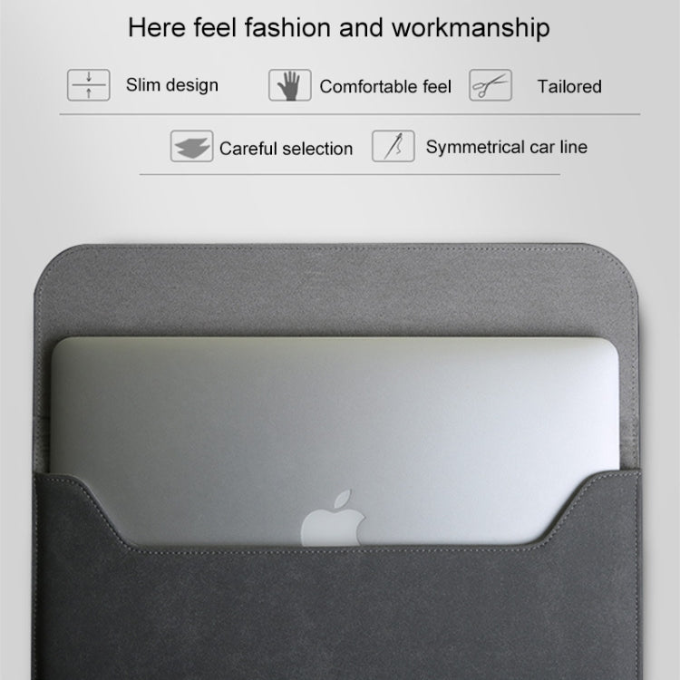 Borsa interna per laptop in pelle opaca orizzontale 2 in 1 + borsa di alimentazione per MacBook Air 13,3 pollici A1466 (2012 - 2017) / A1369 (2010 - 2012), MacBook Air 13.3 inch A1466 (2012 - 2017) / A1369 (2010 - 2012)