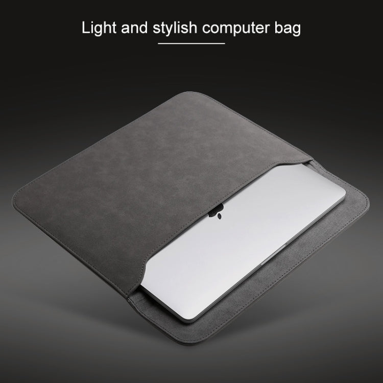 Borsa interna per laptop in pelle opaca orizzontale 2 in 1 + borsa di alimentazione per MacBook Air 13,3 pollici A1466 (2012 - 2017) / A1369 (2010 - 2012), MacBook Air 13.3 inch A1466 (2012 - 2017) / A1369 (2010 - 2012)