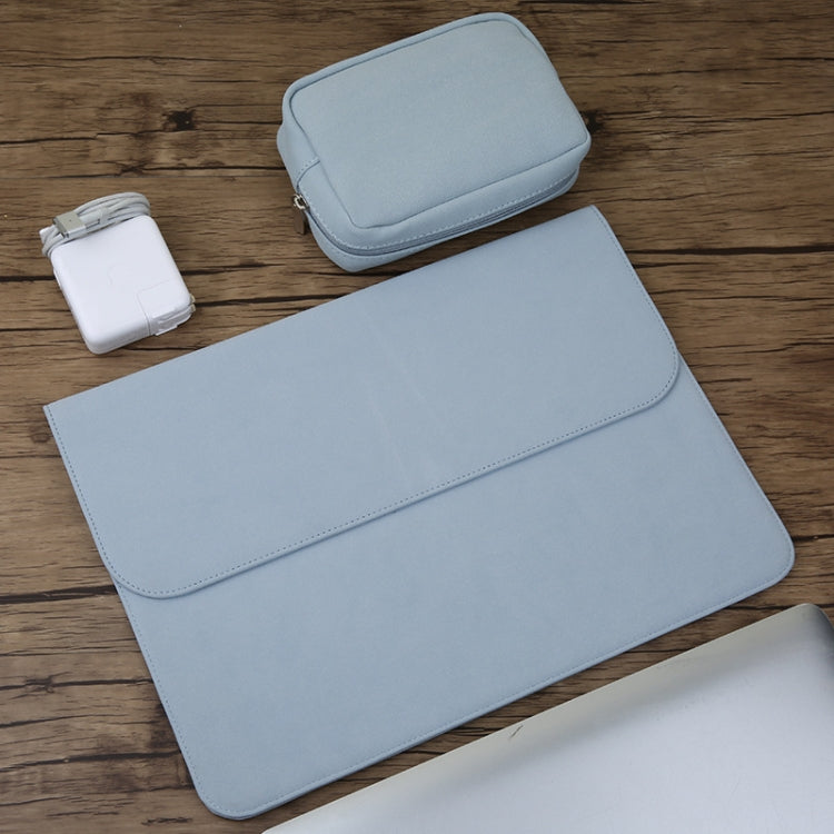 Borsa interna per laptop in pelle opaca orizzontale 2 in 1 + borsa di alimentazione per MacBook Air 13,3 pollici A1466 (2012 - 2017) / A1369 (2010 - 2012), MacBook Air 13.3 inch A1466 (2012 - 2017) / A1369 (2010 - 2012)