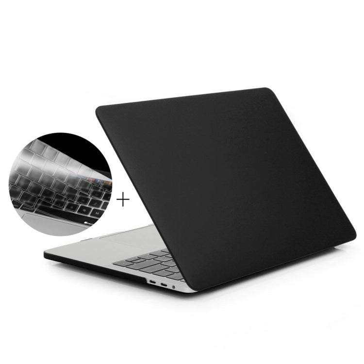 ENKAY Hat-Prince 2 in 1 Custodia protettiva in plastica rigida satinata + Versione europea Cover protettiva per tastiera in TPU ultrasottile per MacBook Pro 2016 da 15,4 pollici con Touch Bar (A1707), 15.4 inch with Touch Bar Europe Version