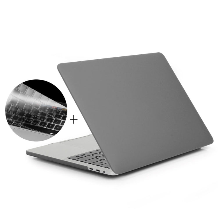 ENKAY Hat-Prince 2 in 1 Custodia protettiva in plastica rigida satinata + Versione europea Cover protettiva per tastiera in TPU ultrasottile per MacBook Pro 2016 da 15,4 pollici con Touch Bar (A1707), 15.4 inch with Touch Bar Europe Version