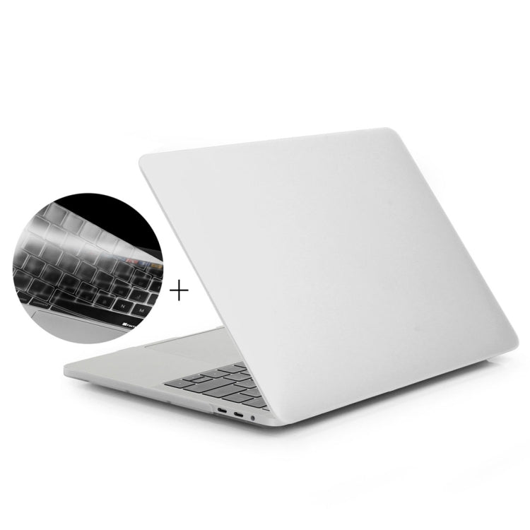 ENKAY Hat-Prince 2 in 1 Custodia protettiva in plastica rigida satinata + Versione europea Cover protettiva per tastiera in TPU ultrasottile per MacBook Pro 2016 da 15,4 pollici con Touch Bar (A1707), 15.4 inch with Touch Bar Europe Version