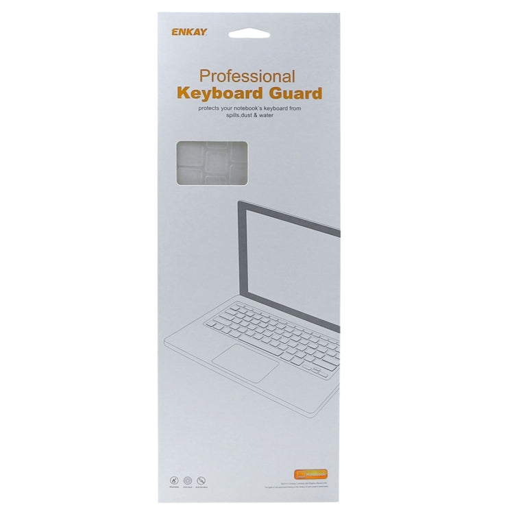 ENKAY Hat-Prince 2 in 1 Custodia protettiva in plastica rigida con guscio di cristallo + Versione europea Cover protettiva per tastiera in TPU ultrasottile per MacBook Pro 2016 da 13,3 pollici senza Touch Bar (A1708)                                    ...