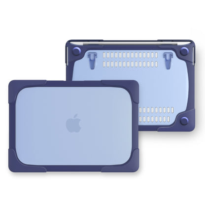 Per MacBook Pro da 13,3 pollici (A1708) e con Touchbar (A1706) Laptop TPU + Custodia protettiva antiurto pieghevole per PC con supporto, For Macbook Pro 13.3 inch with Touch Bar