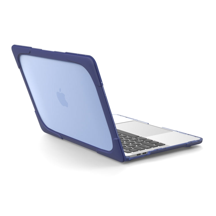 Per MacBook Pro da 13,3 pollici (A1708) e con Touchbar (A1706) Laptop TPU + Custodia protettiva antiurto pieghevole per PC con supporto, For Macbook Pro 13.3 inch with Touch Bar