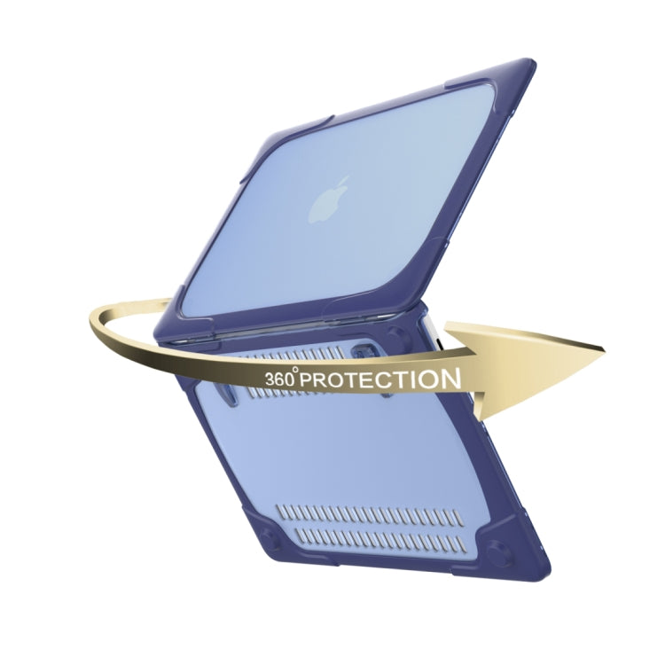 Per MacBook Pro da 13,3 pollici (A1708) e con Touchbar (A1706) Laptop TPU + Custodia protettiva antiurto pieghevole per PC con supporto, For Macbook Pro 13.3 inch with Touch Bar