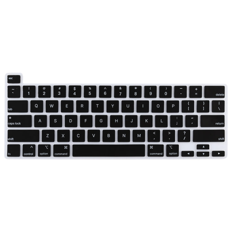 Pellicola protettiva per tastiera portatile in silicone antipolvere per MacBook Pro 13,3 pollici 2022, For MacBook Pro 13.3 inch 2022 (Black), For MacBook Pro 13.3 inch 2022 (White)
