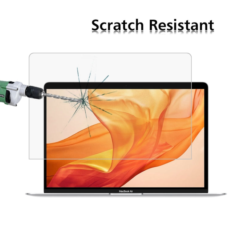 Pellicola in vetro temperato antideflagrante con durezza superficiale 0,26 mm 9H per MacBook Air 13.3 (2018), For MacBook Air 13.3 (2018)