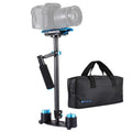 Stabilizzatore portatile in fibra di carbonio PULUZ 38,5-61 cm per video e fotocamere digitali DSLR e DV, intervallo di carico: 0,5-3 kg, P60T Blue, P60T Red