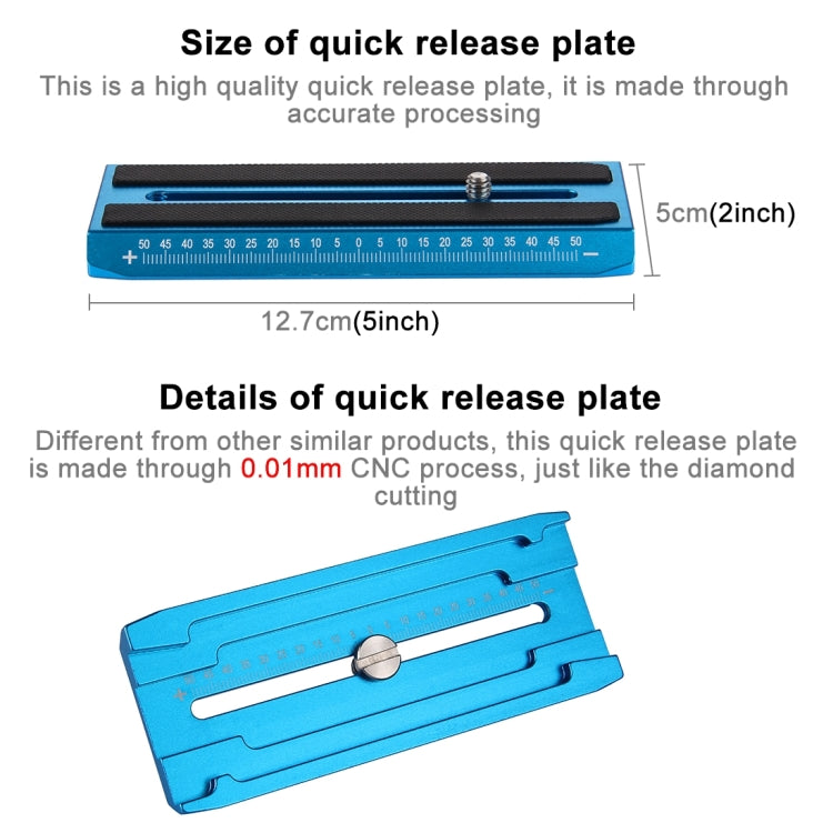 Stabilizzatore portatile in fibra di carbonio PULUZ 38,5-61 cm per video e fotocamere digitali DSLR e DV, intervallo di carico: 0,5-3 kg, P60T Blue, P60T Red