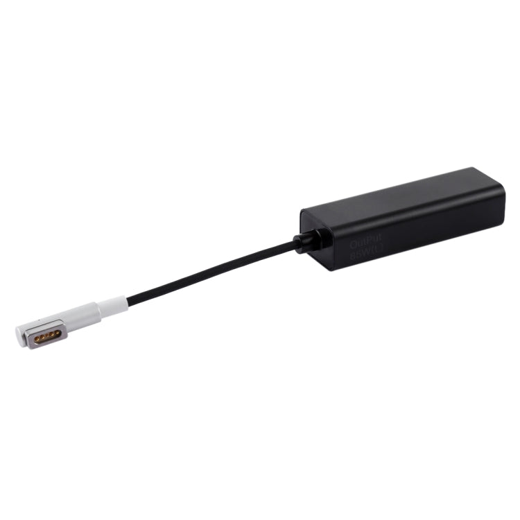 AnyWatt Convertitore adattatore di carica serie USB-C/Type-C femmina a 5 pin MagSafe 1 maschio serie L Head per MacBook, 85W Black