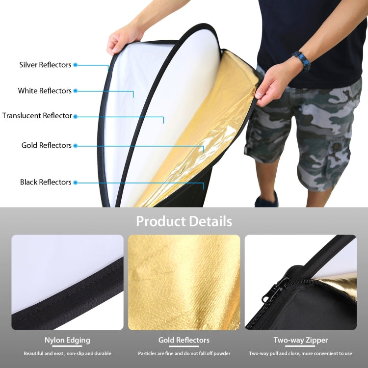 Kit fotografico Softbox da studio con luce LED PULUZ con sfondo, riflettente, supporto per treppiede e sacchi di sabbia