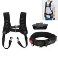 PULUZ 3 in 1 Pacchetto Multifunzionale Cintura in Vita + Doppia Tracolla + Kit di Clip per Fotocamera con Gancio per Fotocamere SLR / DSLR, Waistband Strap Kits