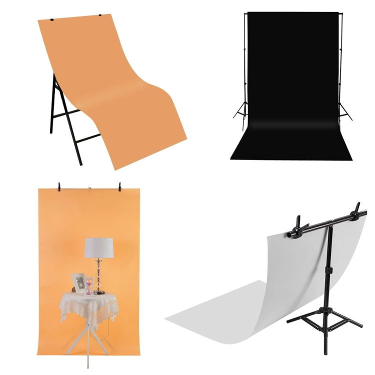 Kit di carta in PVC per fondali fotografici PULUZ da 3 pezzi per box tenda da studio, 3 colori (nero, bianco, giallo), dimensioni: 120 cm x 60 cm, 3color 60cm