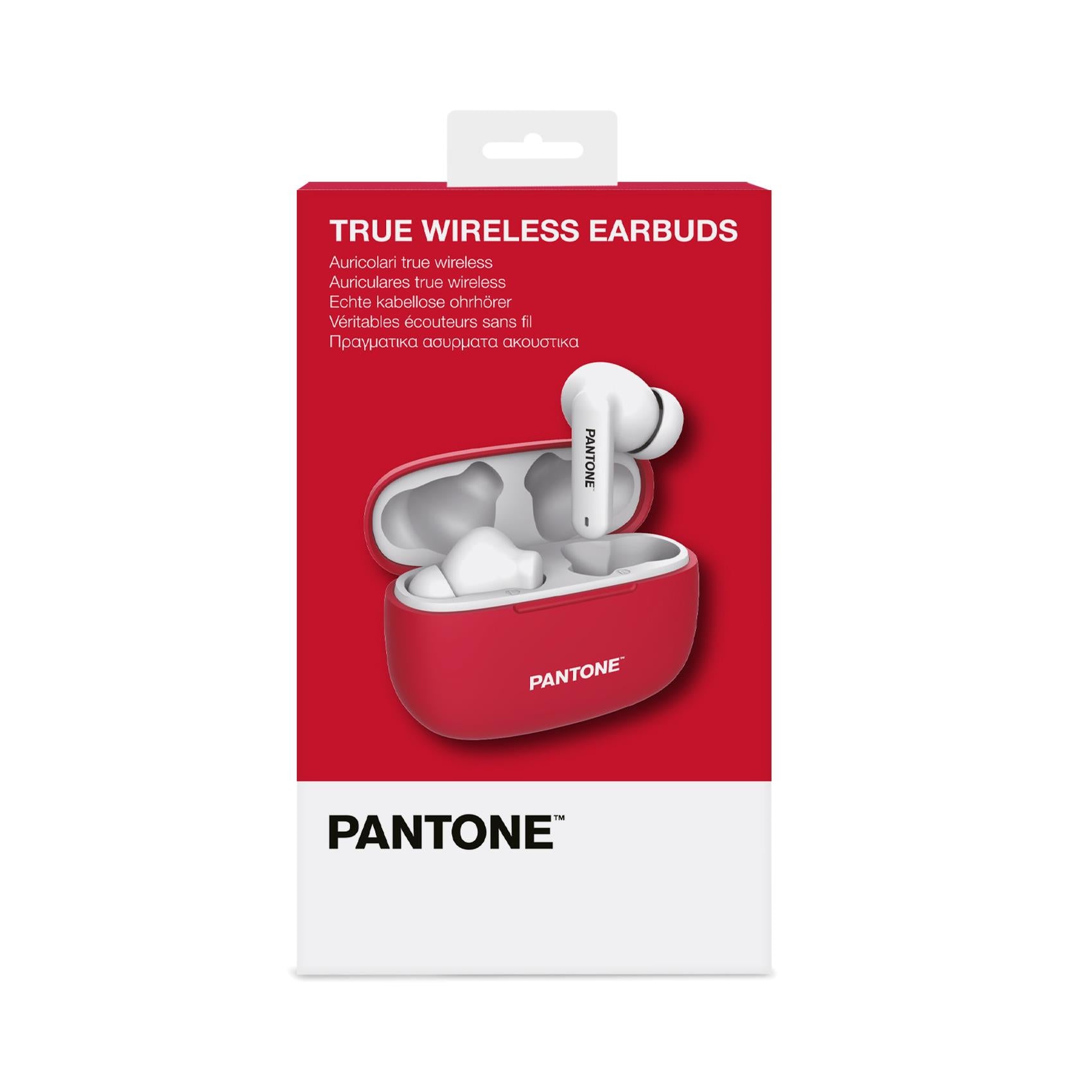 Auricolari True Wireless Earphones PANTONE Red