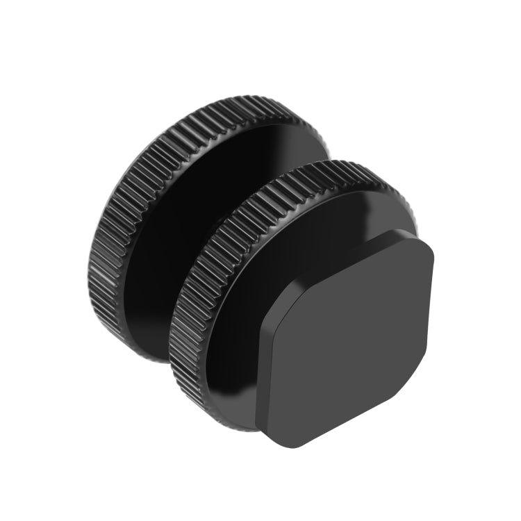 Adattatore a vite rinforzato PULUZ Hot Shoe da 1/4 pollici con doppio dado per fotocamere DSLR, GoPro HERO10 Black / HERO9 Black / HERO8 Black / HERO7 /6 /5 /5 Session /4 Session /4 /3+ /3 /2 /1,Xiaoyi e altre action camera, Double Nut