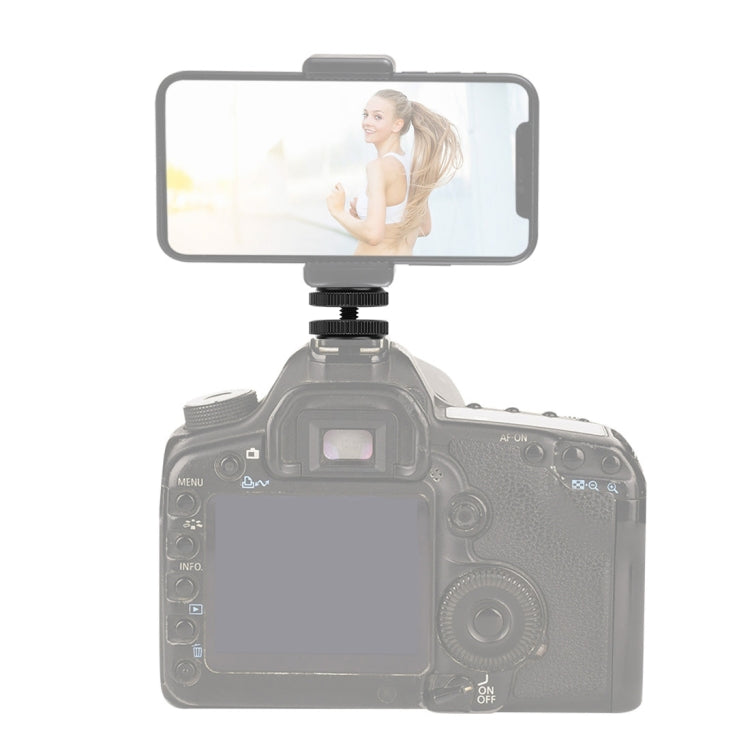 Adattatore a vite rinforzato PULUZ Hot Shoe da 1/4 pollici con doppio dado per fotocamere DSLR, GoPro HERO10 Black / HERO9 Black / HERO8 Black / HERO7 /6 /5 /5 Session /4 Session /4 /3+ /3 /2 /1,Xiaoyi e altre action camera, Double Nut