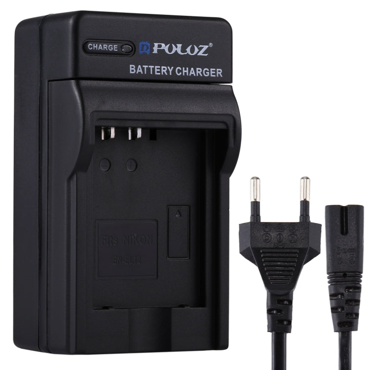 Caricabatteria con spina EU PULUZ con cavo per batteria Nikon EN-EL12, EN-EL12 EU Plug