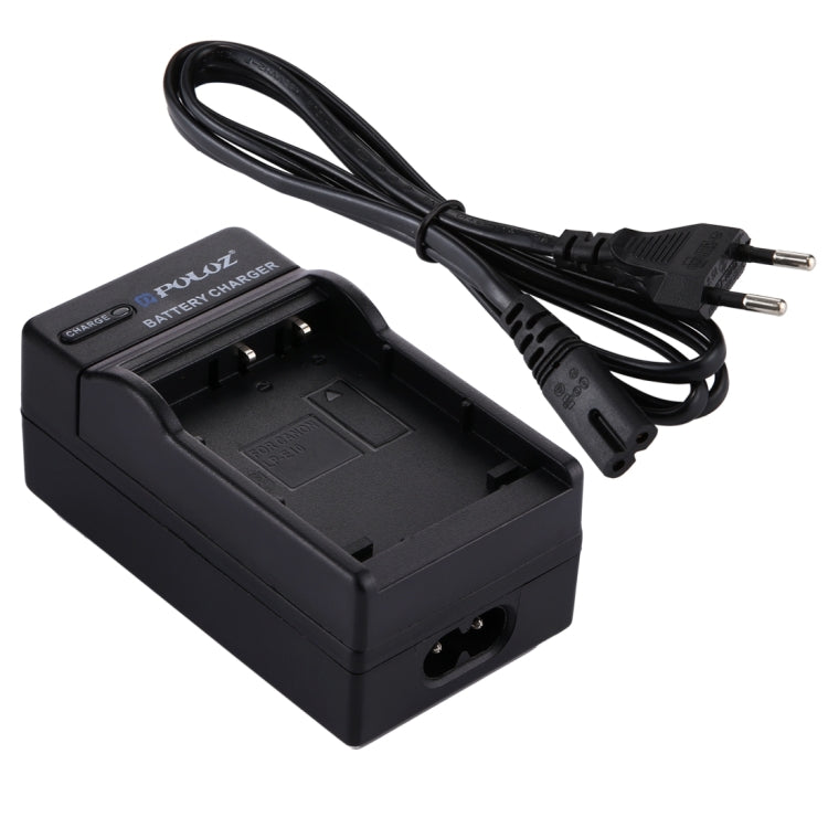 Caricabatterie con presa PULUZ EU con cavo per batteria Casio CNP130, CNP130 EU Plug