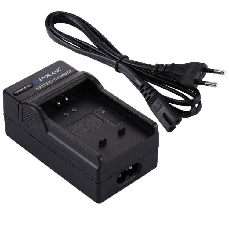 Caricabatteria con presa EU PULUZ con cavo per batteria Canon NB-11L, NB-11L UE Plug