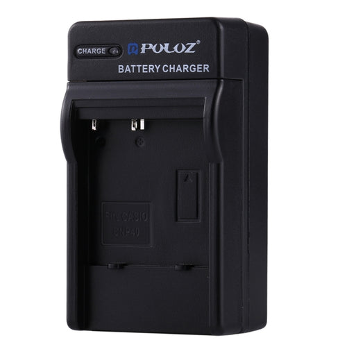 Caricabatteria da auto per batteria per fotocamera digitale PULUZ per batteria CASIO CNP40, CNP40 Car Charger