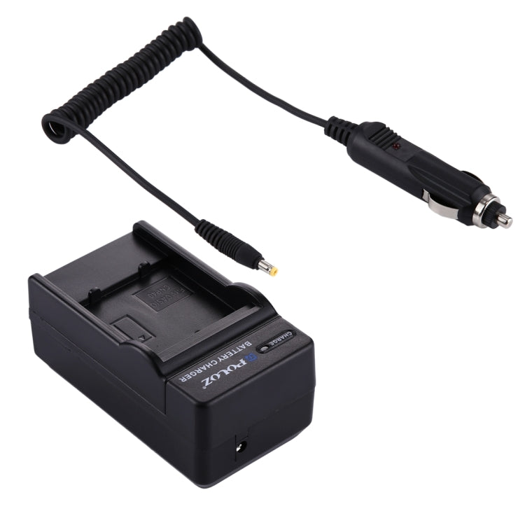 Caricabatteria da auto per batteria per fotocamera digitale PULUZ per batteria CASIO CNP40, CNP40 Car Charger