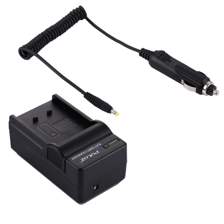 Caricabatteria da auto per batteria per fotocamera digitale PULUZ per batteria Casio CNP120, CNP120 Car Charger