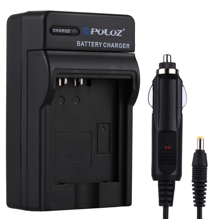 Caricabatteria da auto per batteria per fotocamera digitale PULUZ per batteria Nikon EN-EL12, EN-EL12  Car Charger