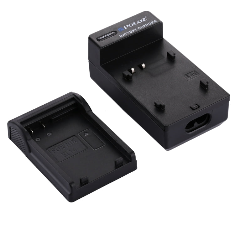 Caricabatteria da auto per batteria per fotocamera digitale PULUZ per batteria Nikon EN-EL14, EN-EL14 Car Charger