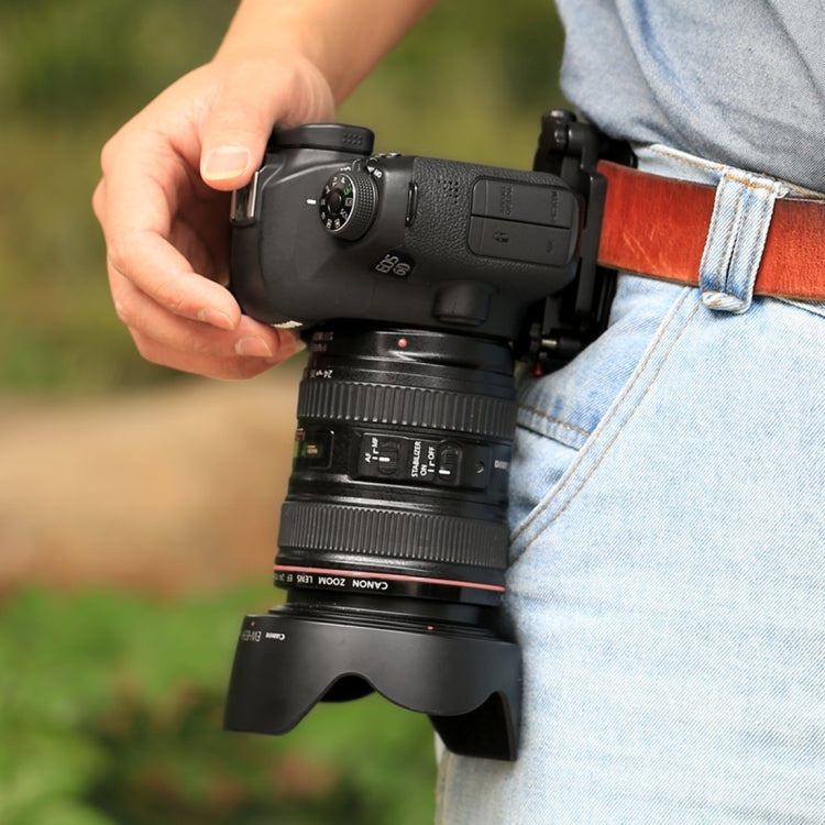 Clip per fotocamera PULUZ Clip a sgancio rapido in lega di alluminio con piastra, Capture Clip