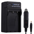 PULUZ Batteria per Fotocamera Digitale Caricabatteria da Auto per Fujifilm NP-60 / NP-30, Kodak K5000 / K5001, Olympus LI-20B, Samsung SLB-1037 / 1137 Batteria, NP-60 Car Charger